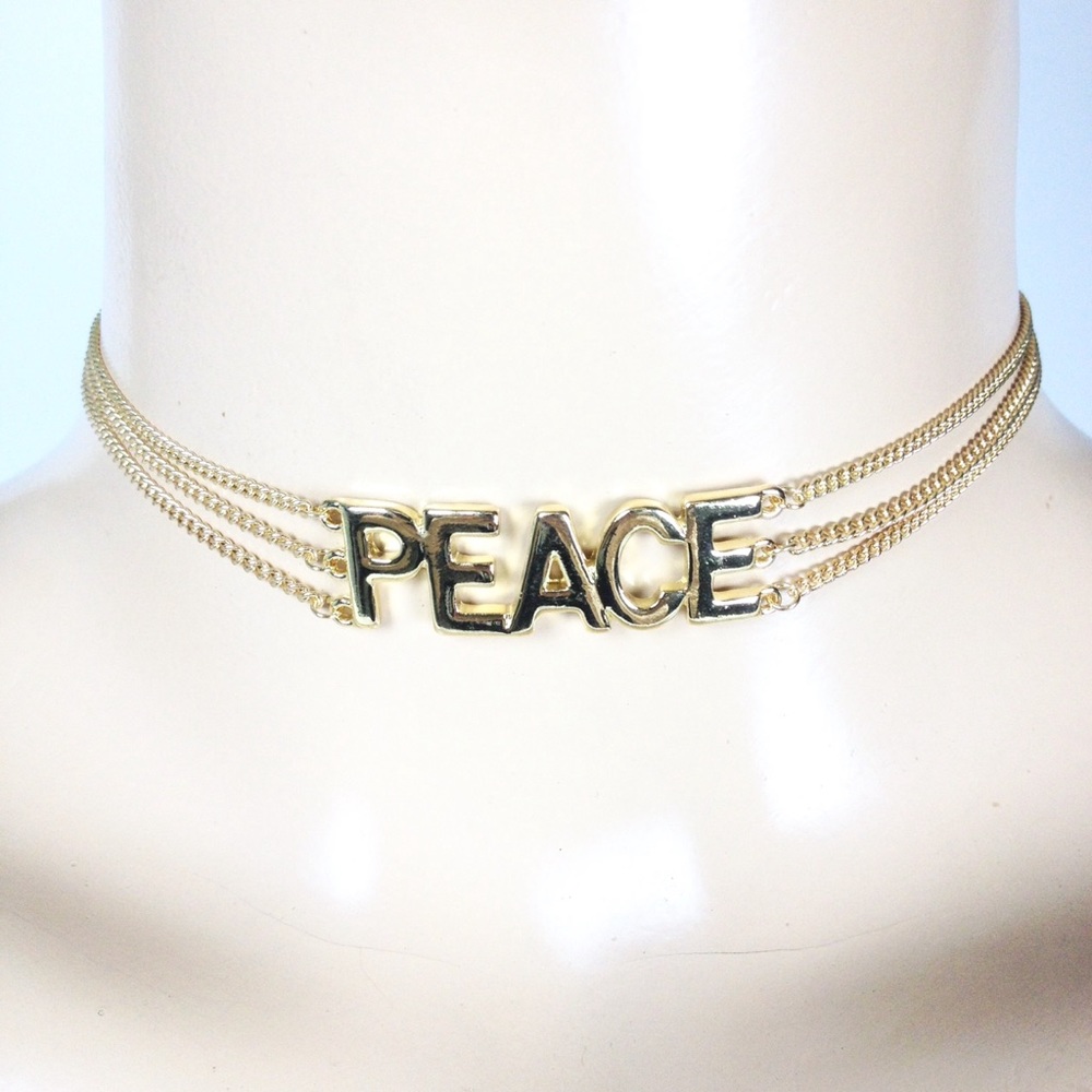BCBGENERATION CHOKER COLLAR DAINTY NECKLACE GOLD